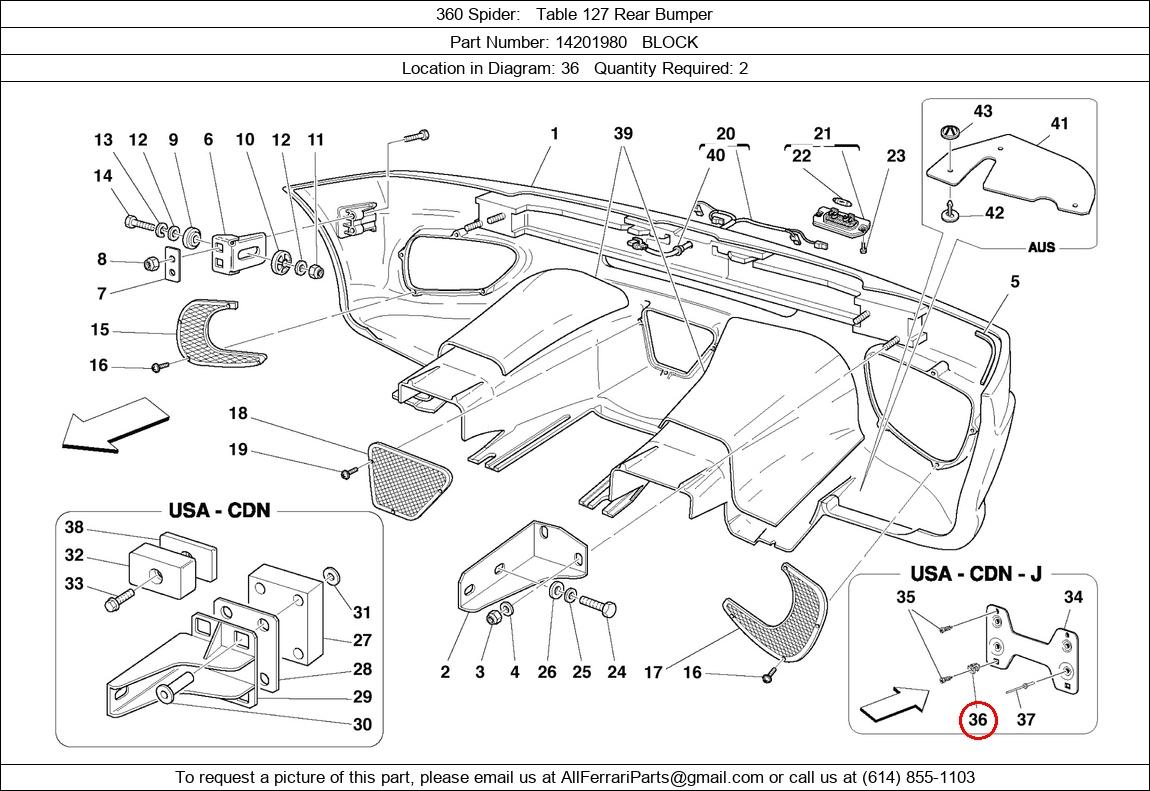 Ferrari Part 14201980