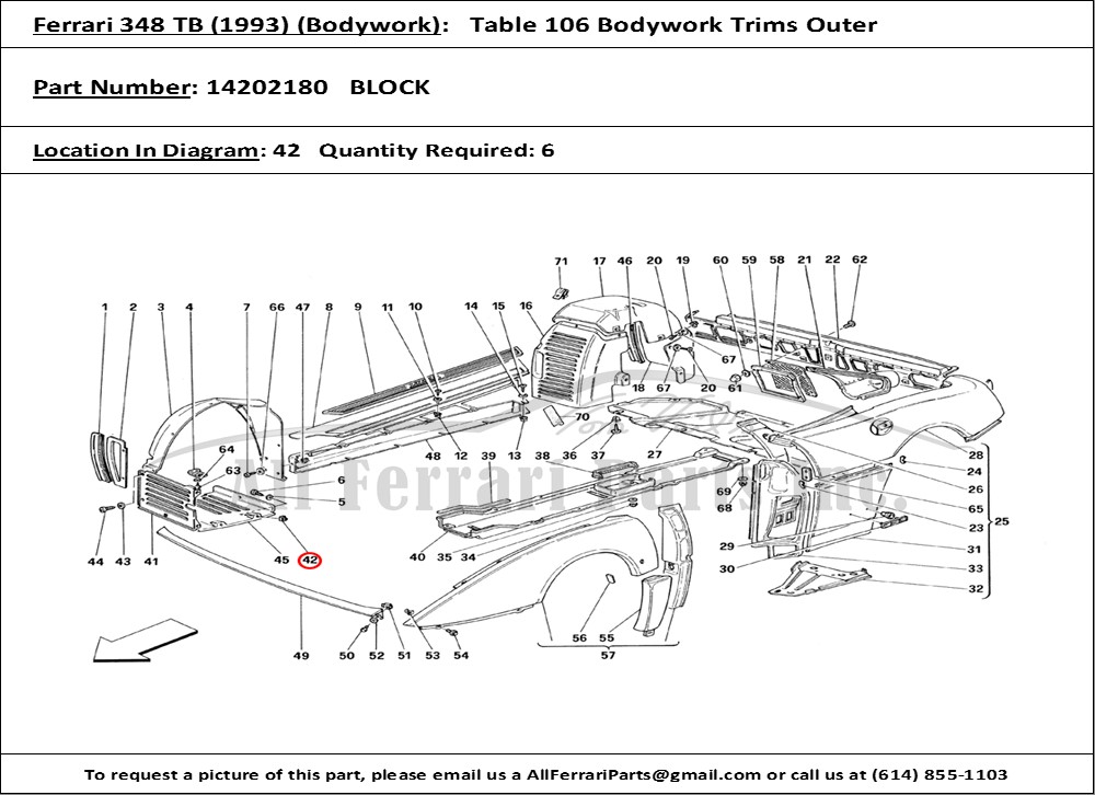 Ferrari Part 14202180