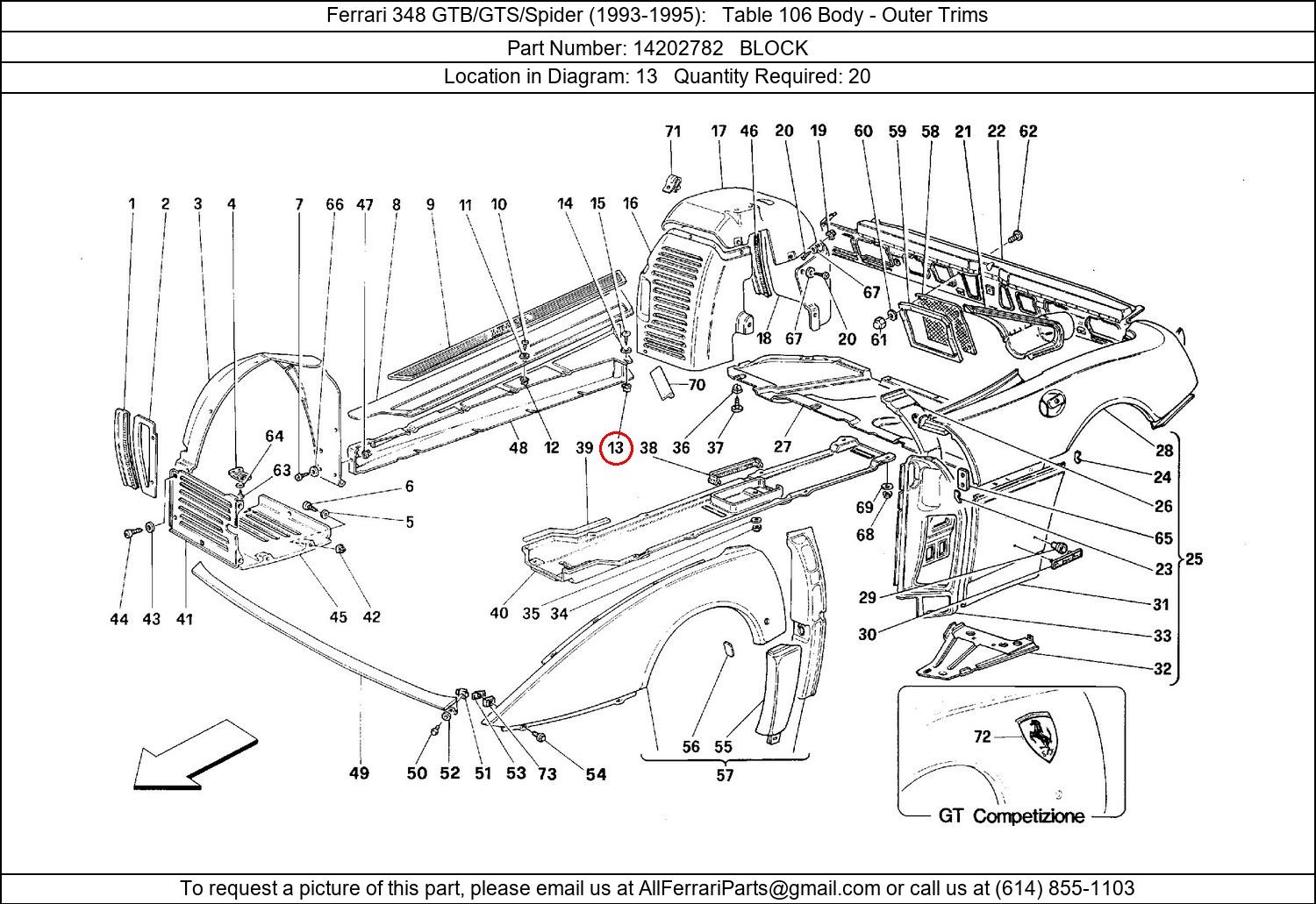 Ferrari Part 14202782