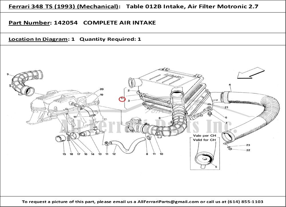 Ferrari Part 142054