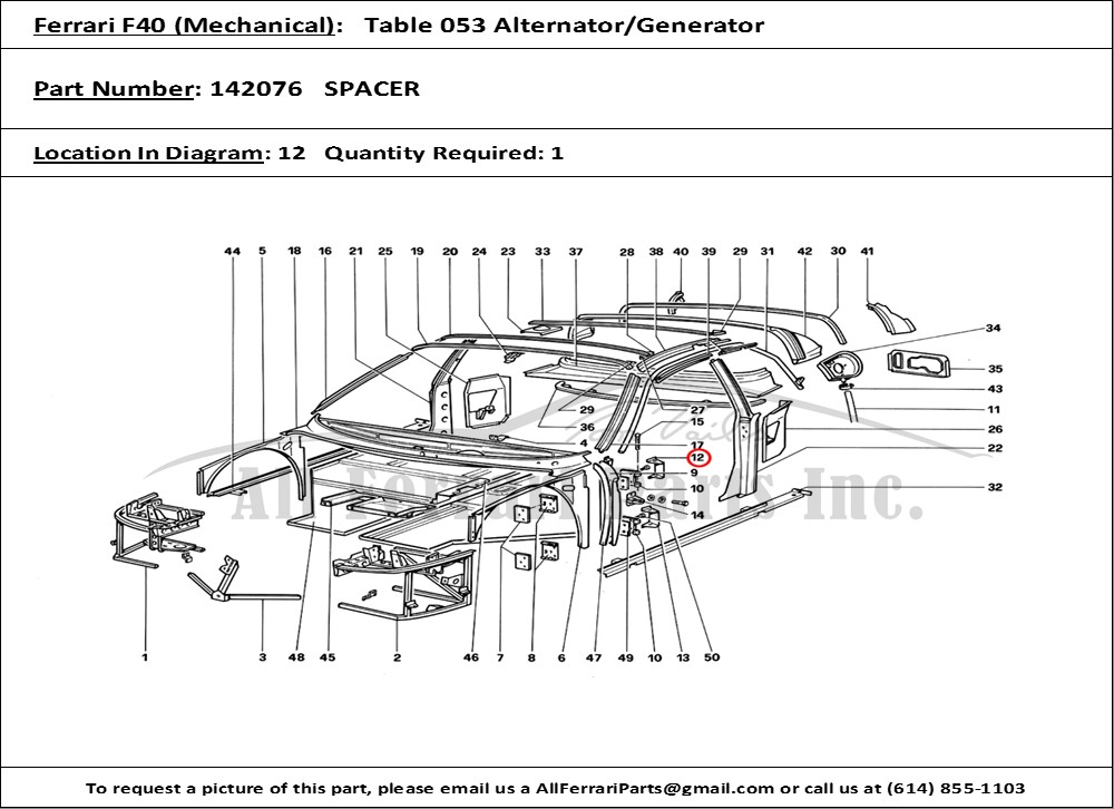 Ferrari Part 142076