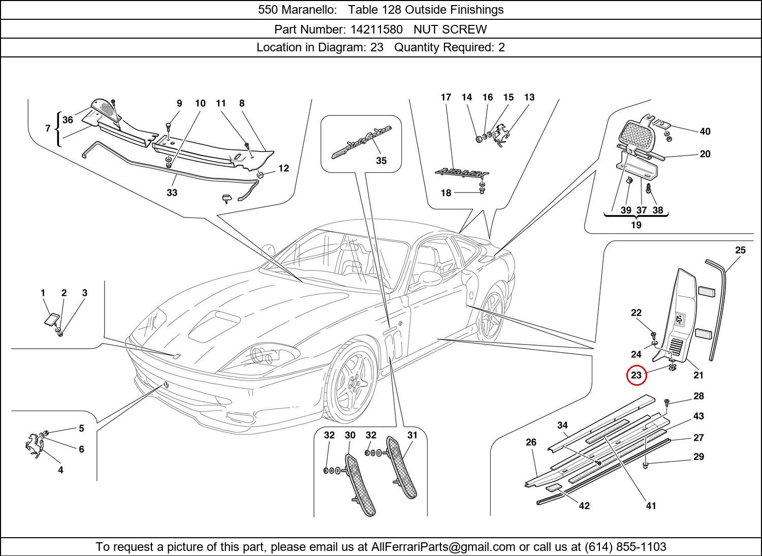 Ferrari Part 14211580