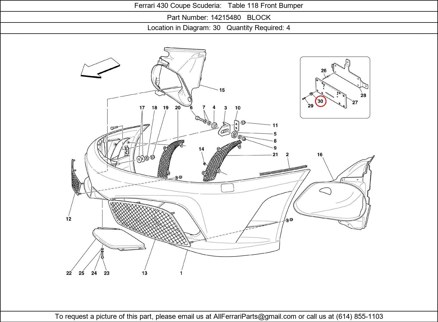 Ferrari Part 14215480