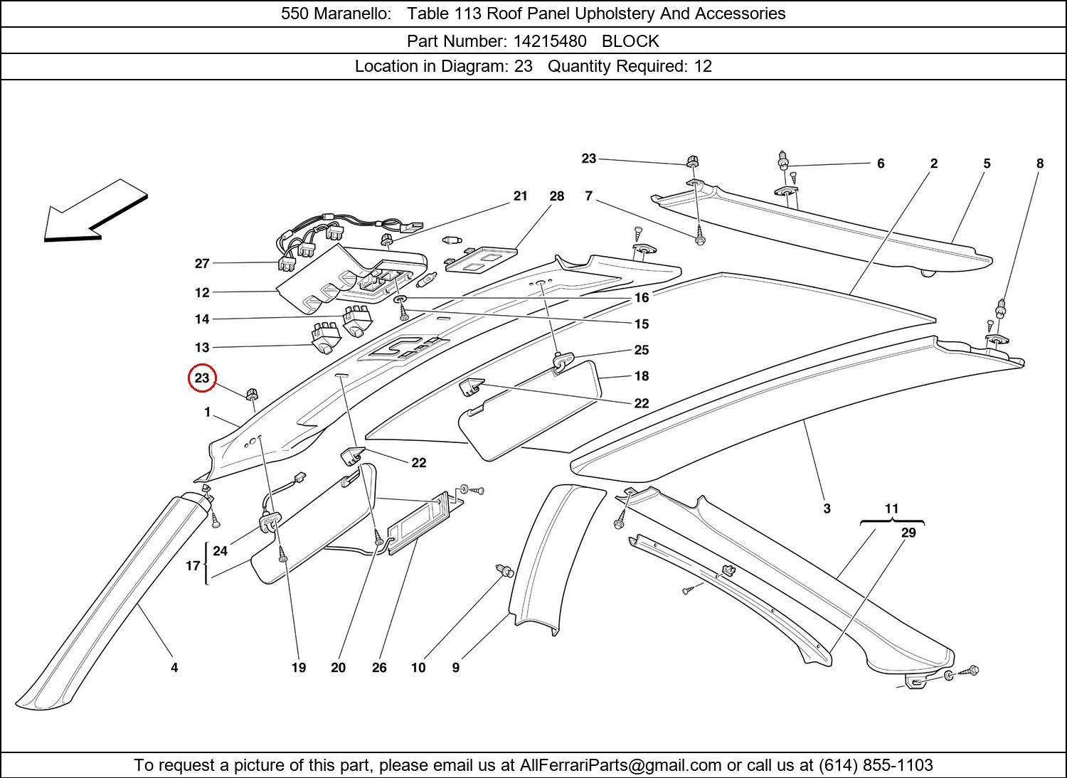 Ferrari Part 14215480