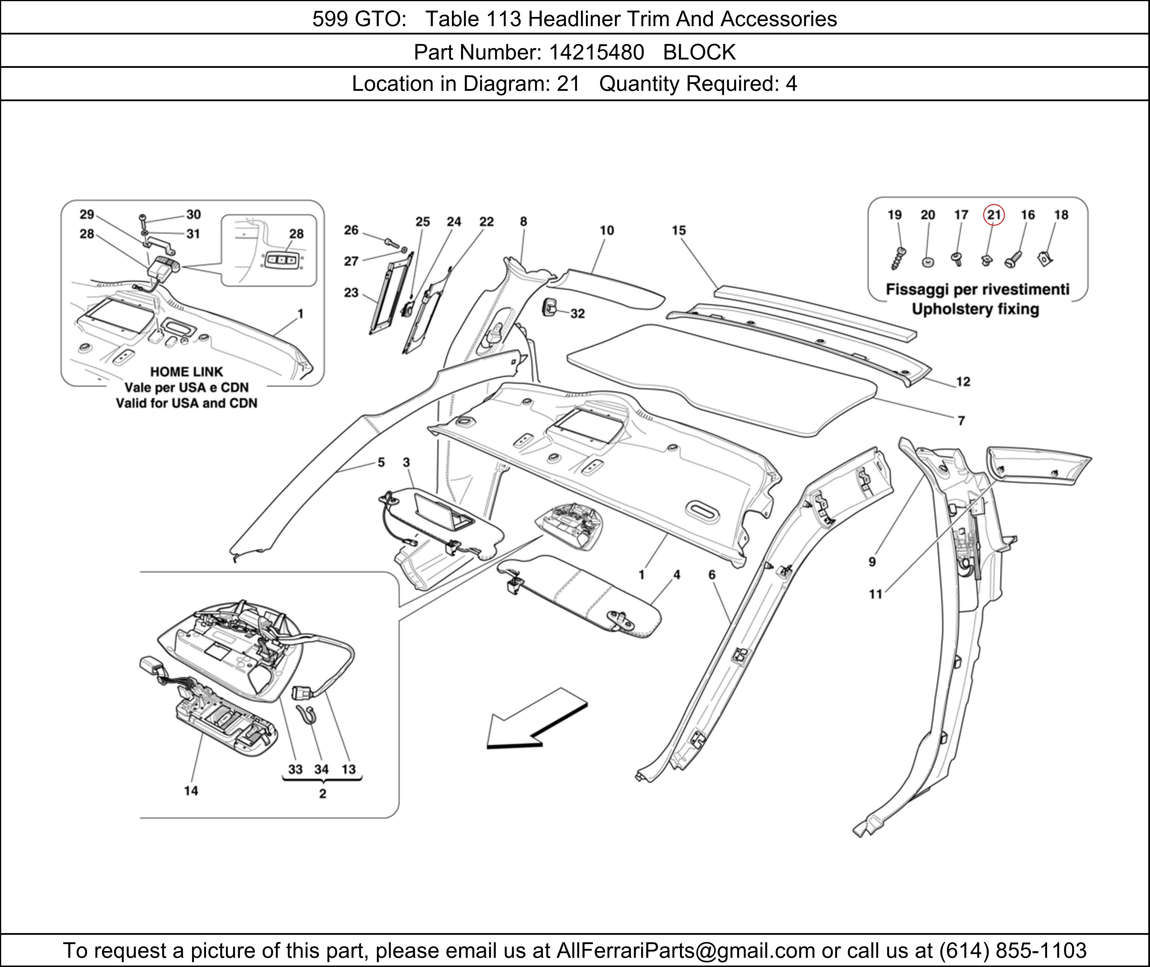 Ferrari Part 14215480