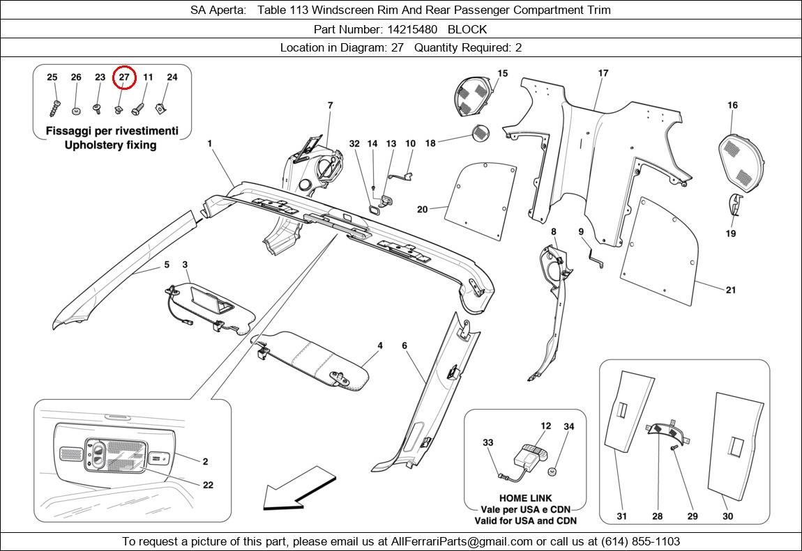 Ferrari Part 14215480