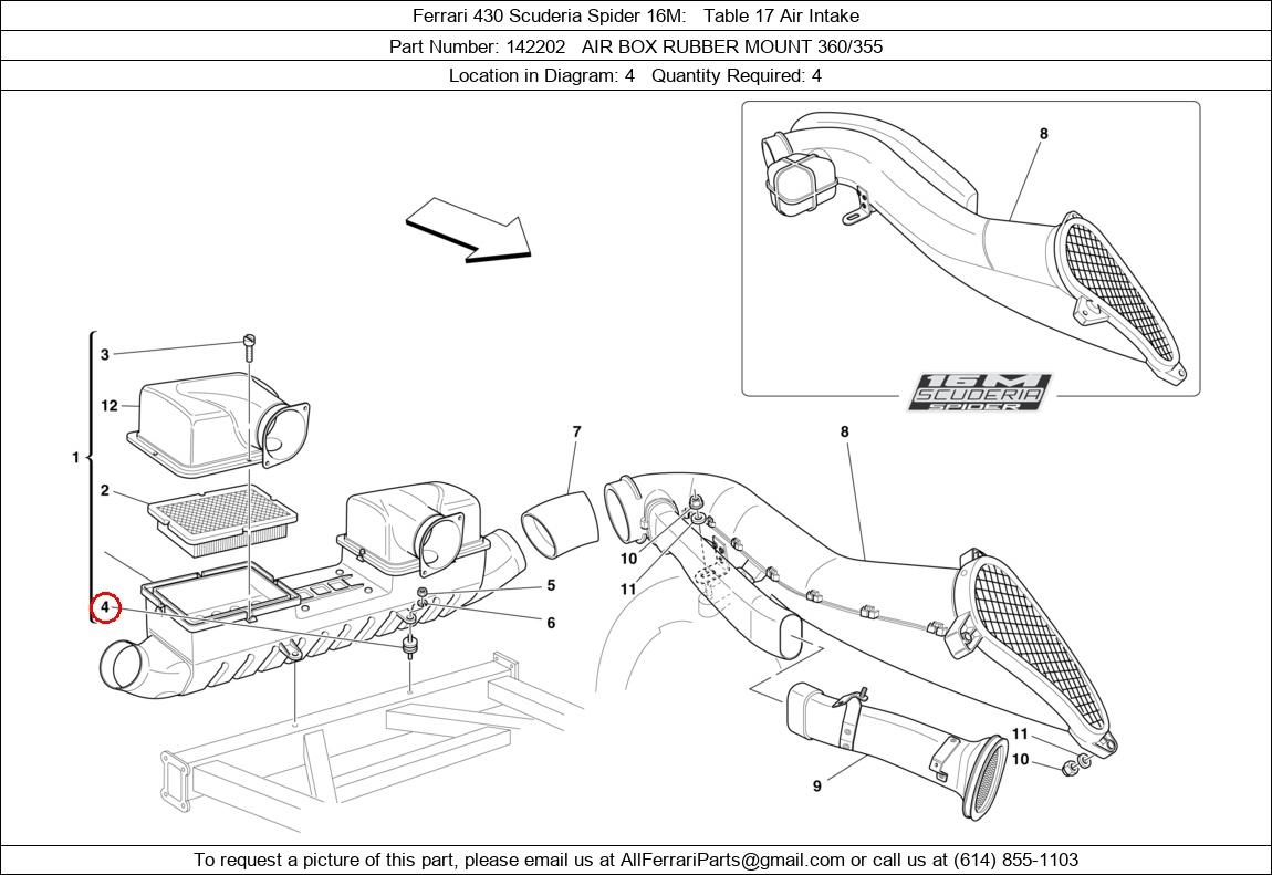 Ferrari Part 142202