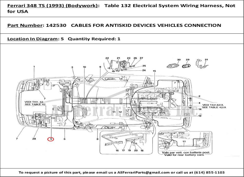 Ferrari Part 142530