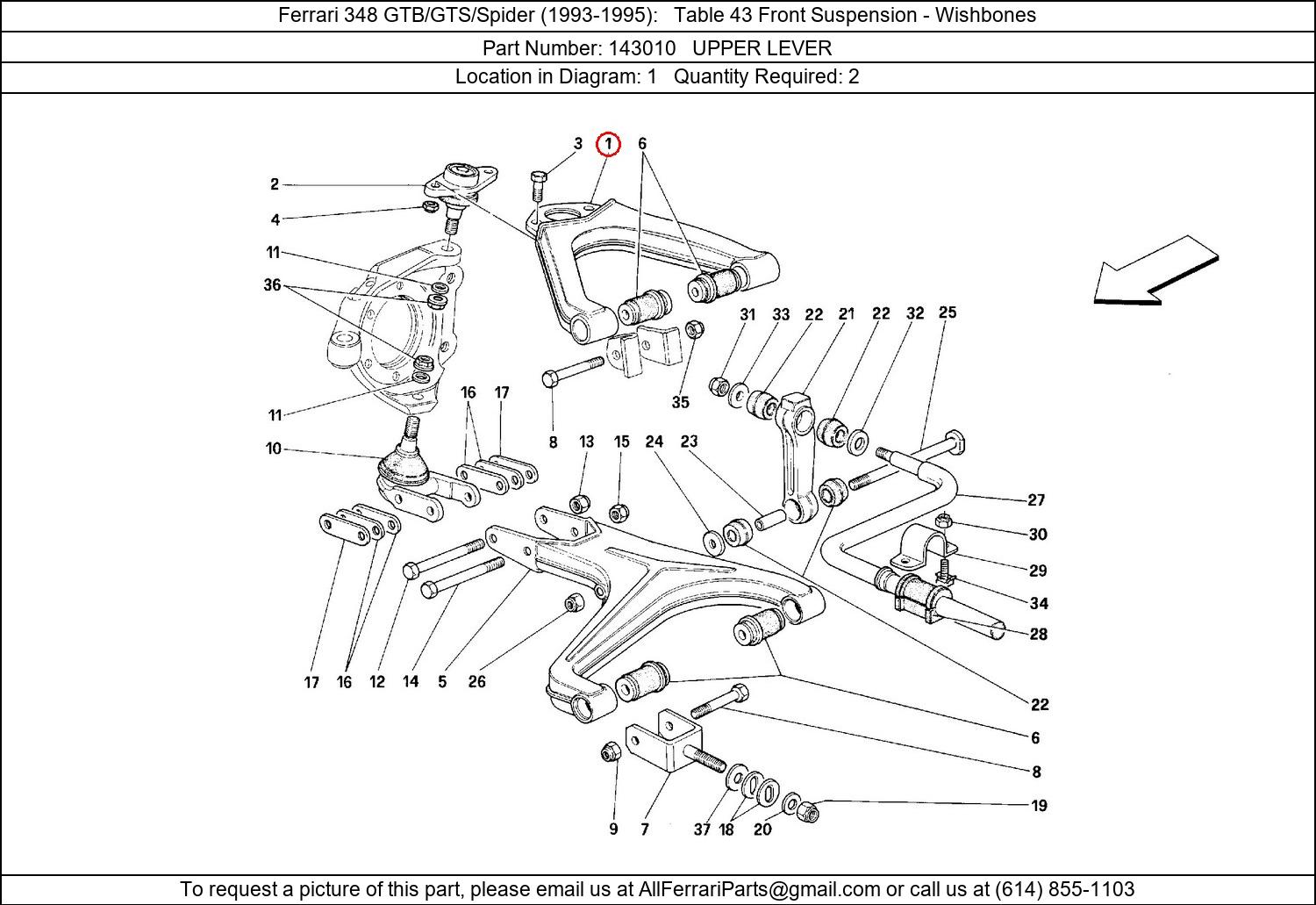 Ferrari Part 143010