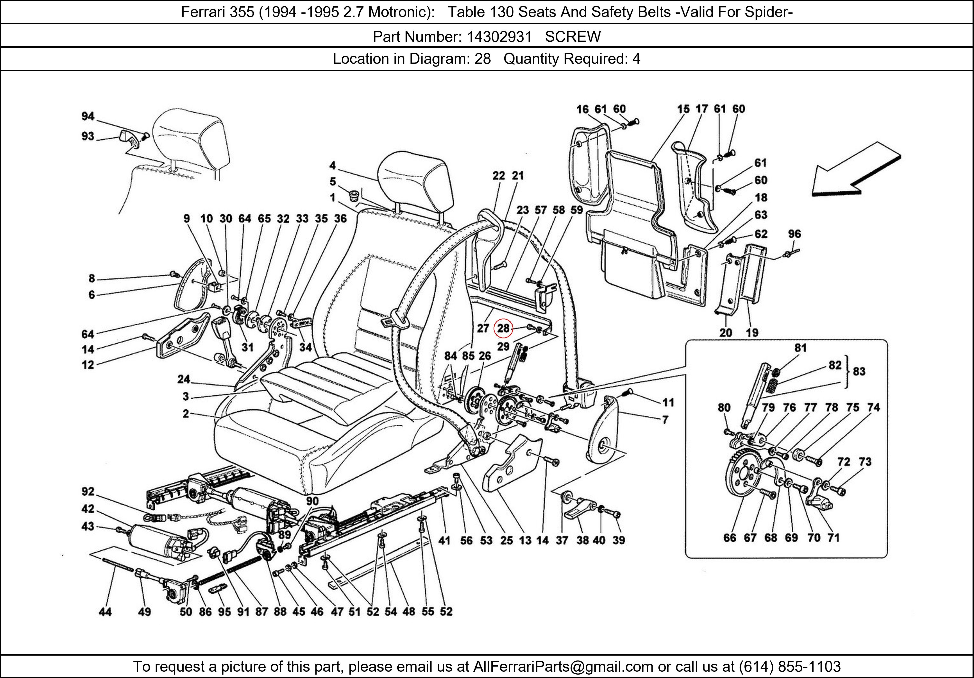 Ferrari Part 14302931