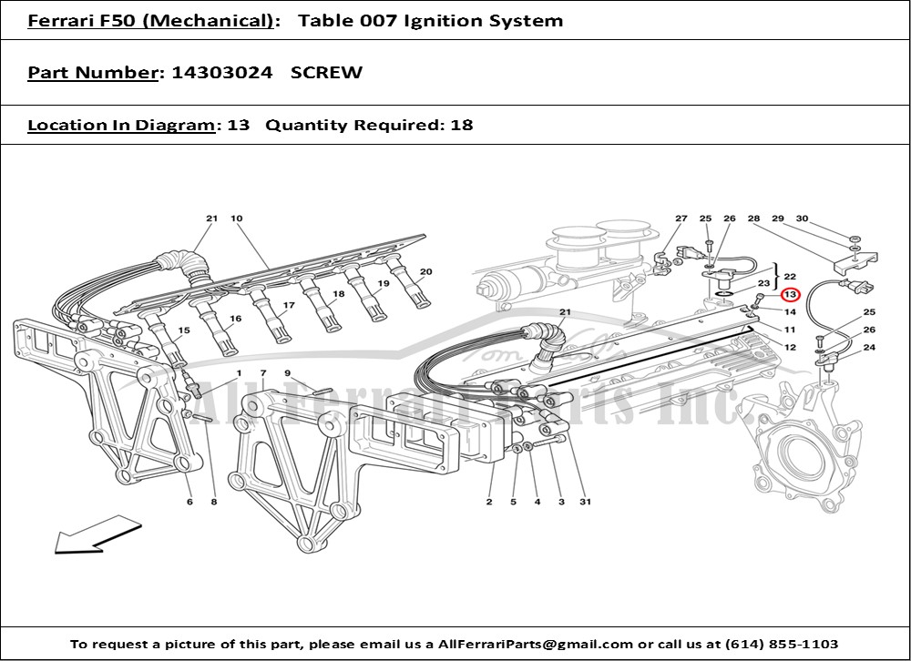 Ferrari Part 14303024