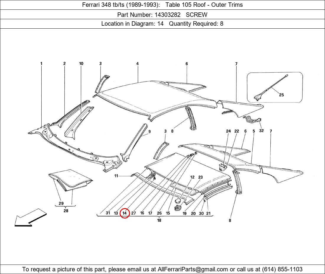 Ferrari Part 14303282