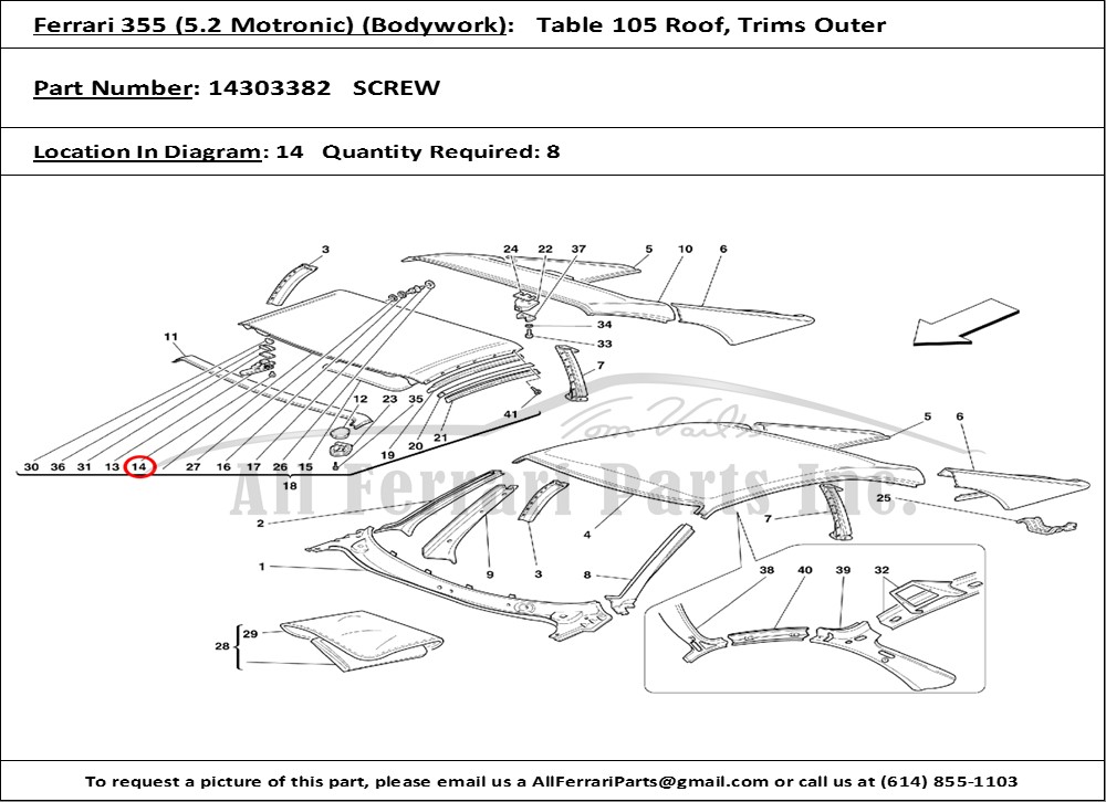 Ferrari Part 14303382