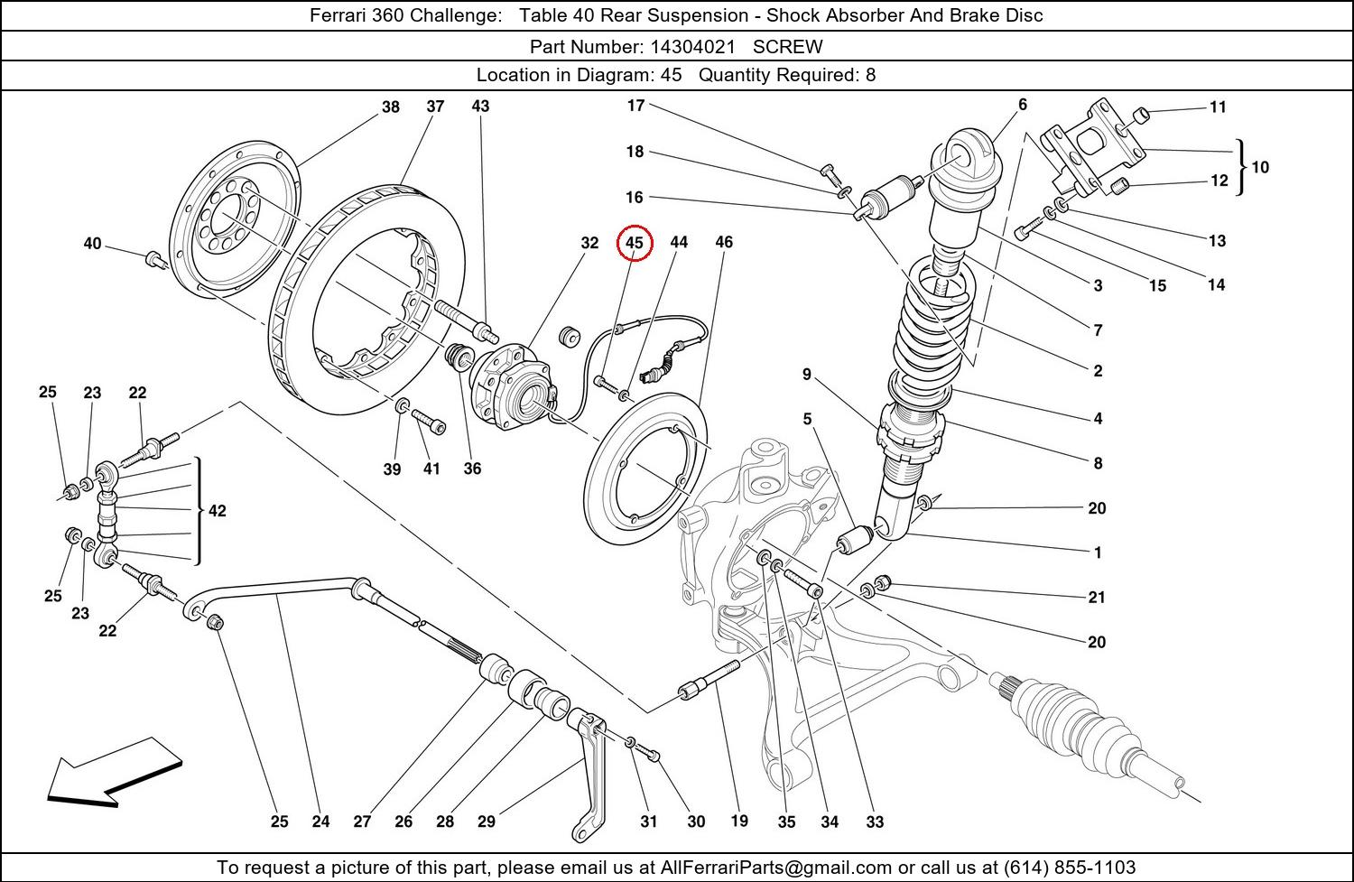 Ferrari Part 14304021