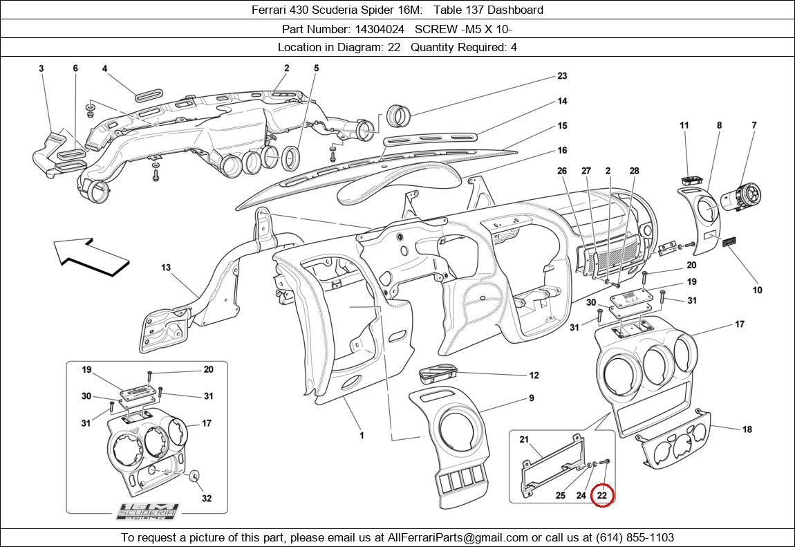 Ferrari Part 14304024