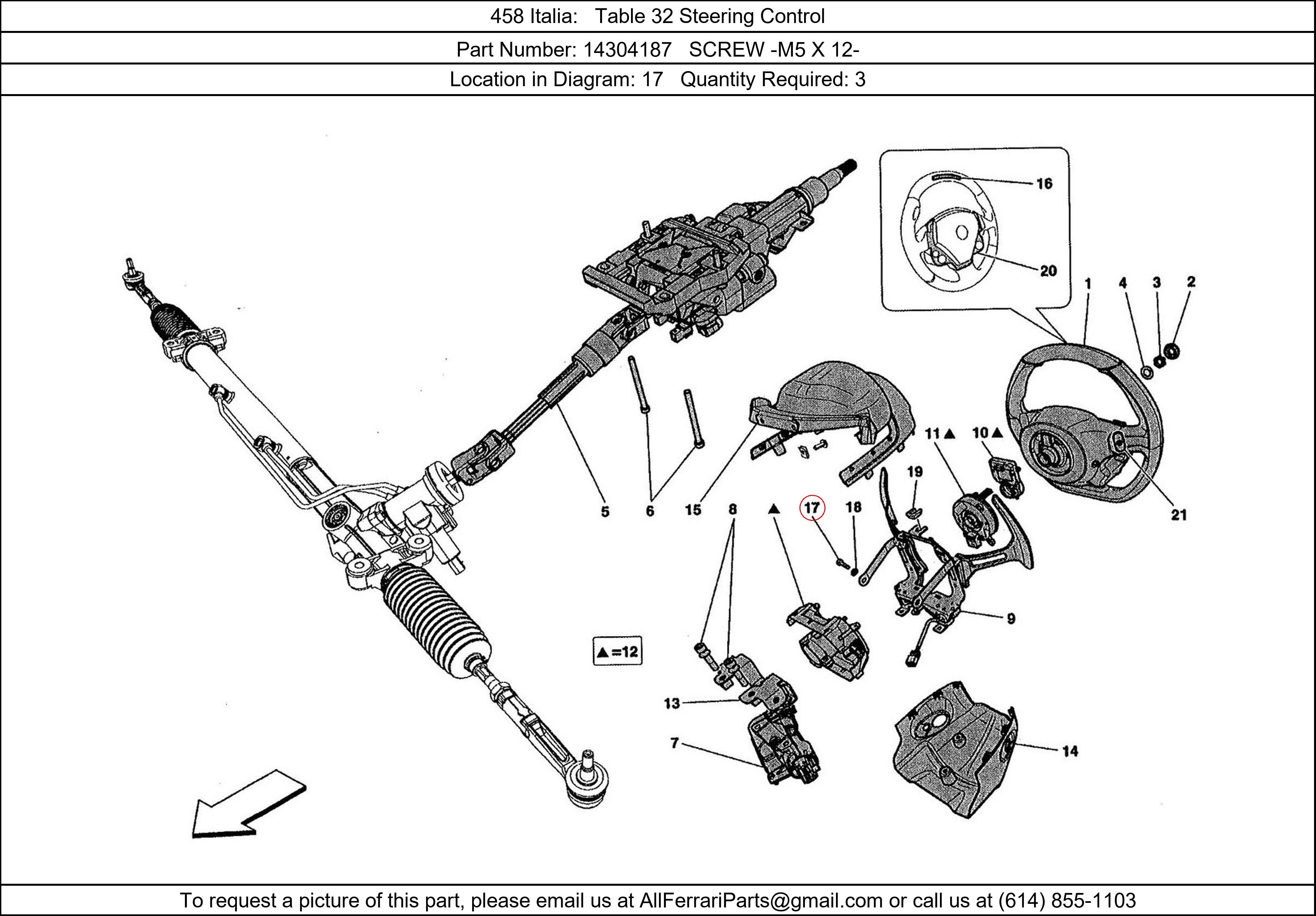 Ferrari Part 14304187