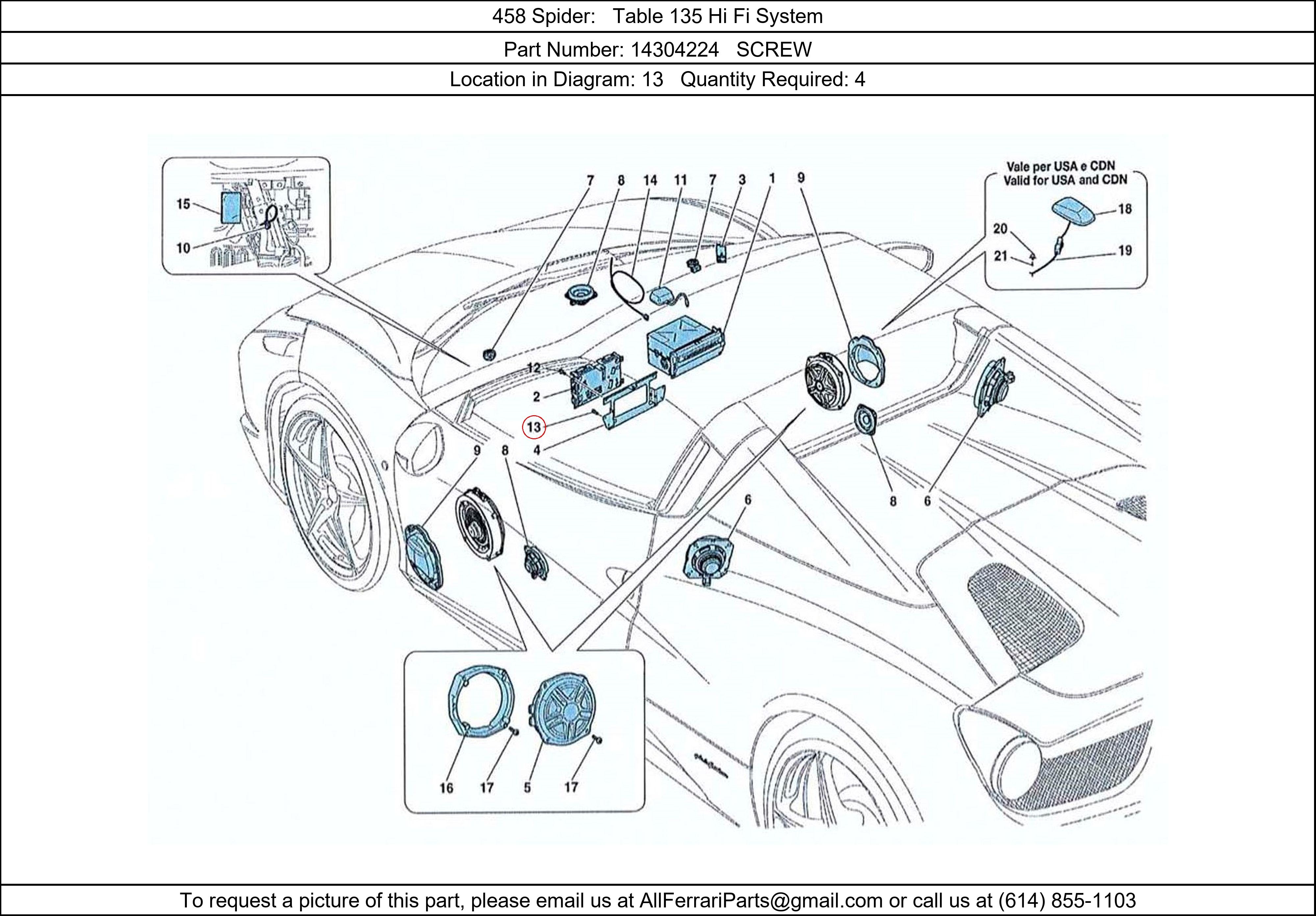 Ferrari Part 14304224