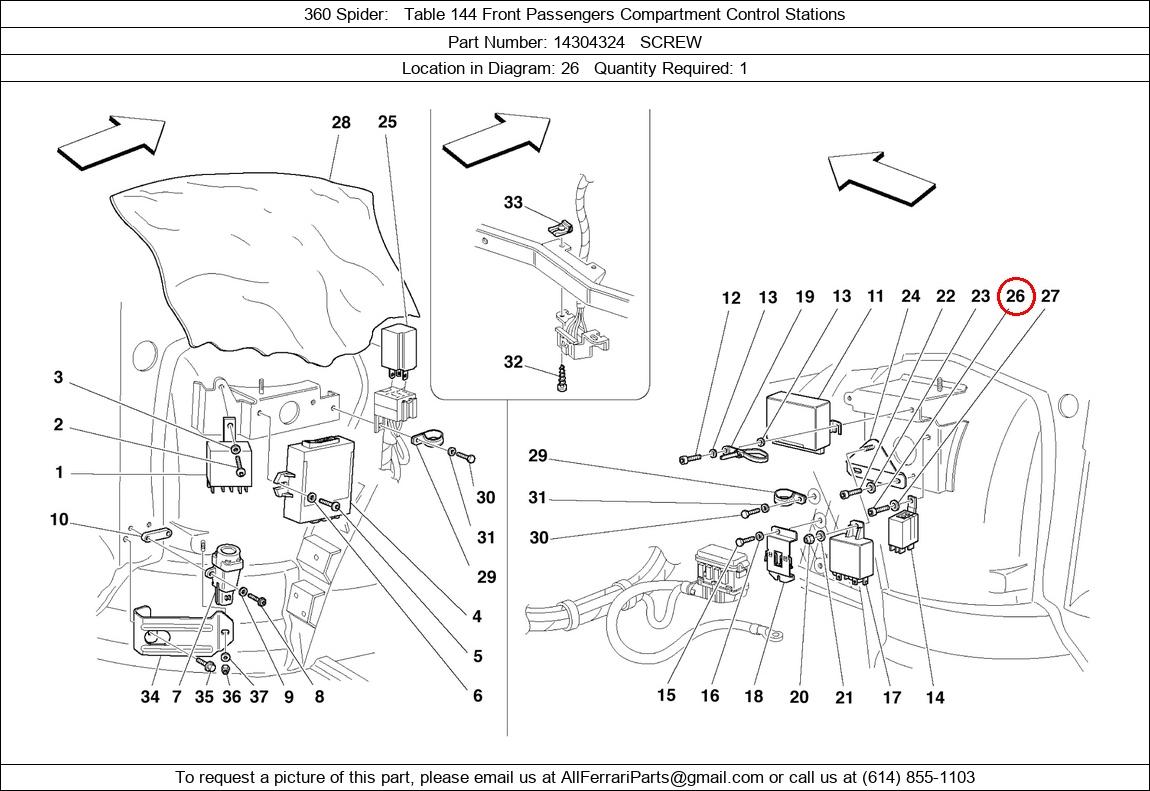 Ferrari Part 14304324