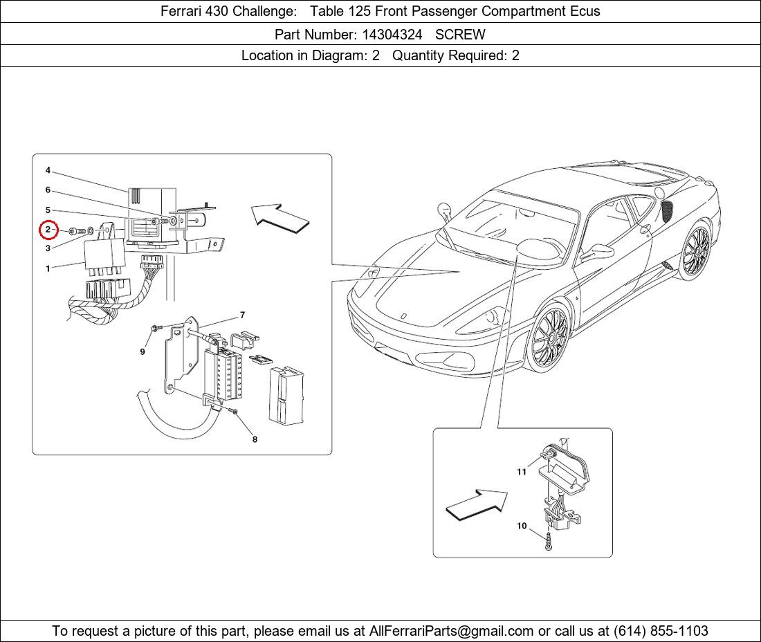 Ferrari Part 14304324