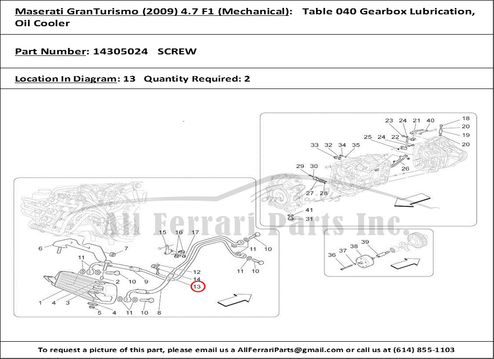 Ferrari Part 14305024