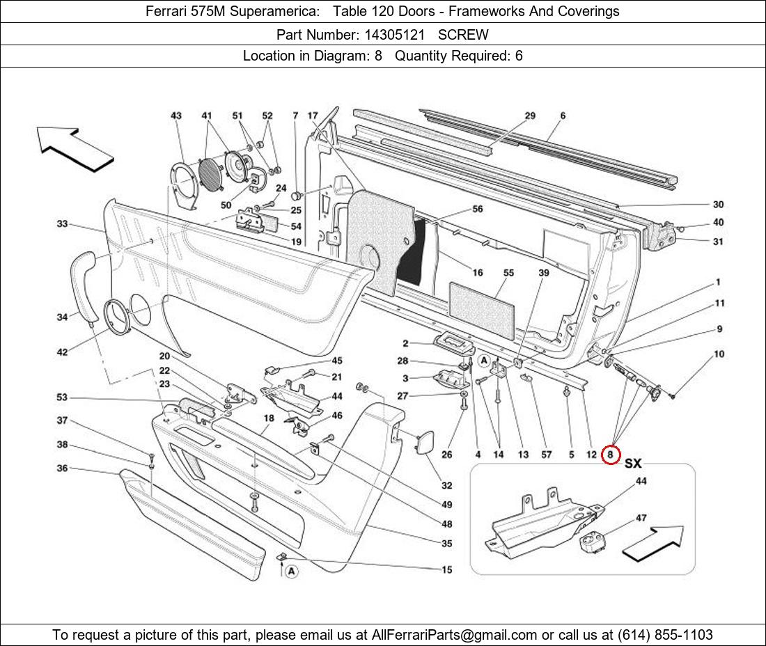 Ferrari Part 14305121