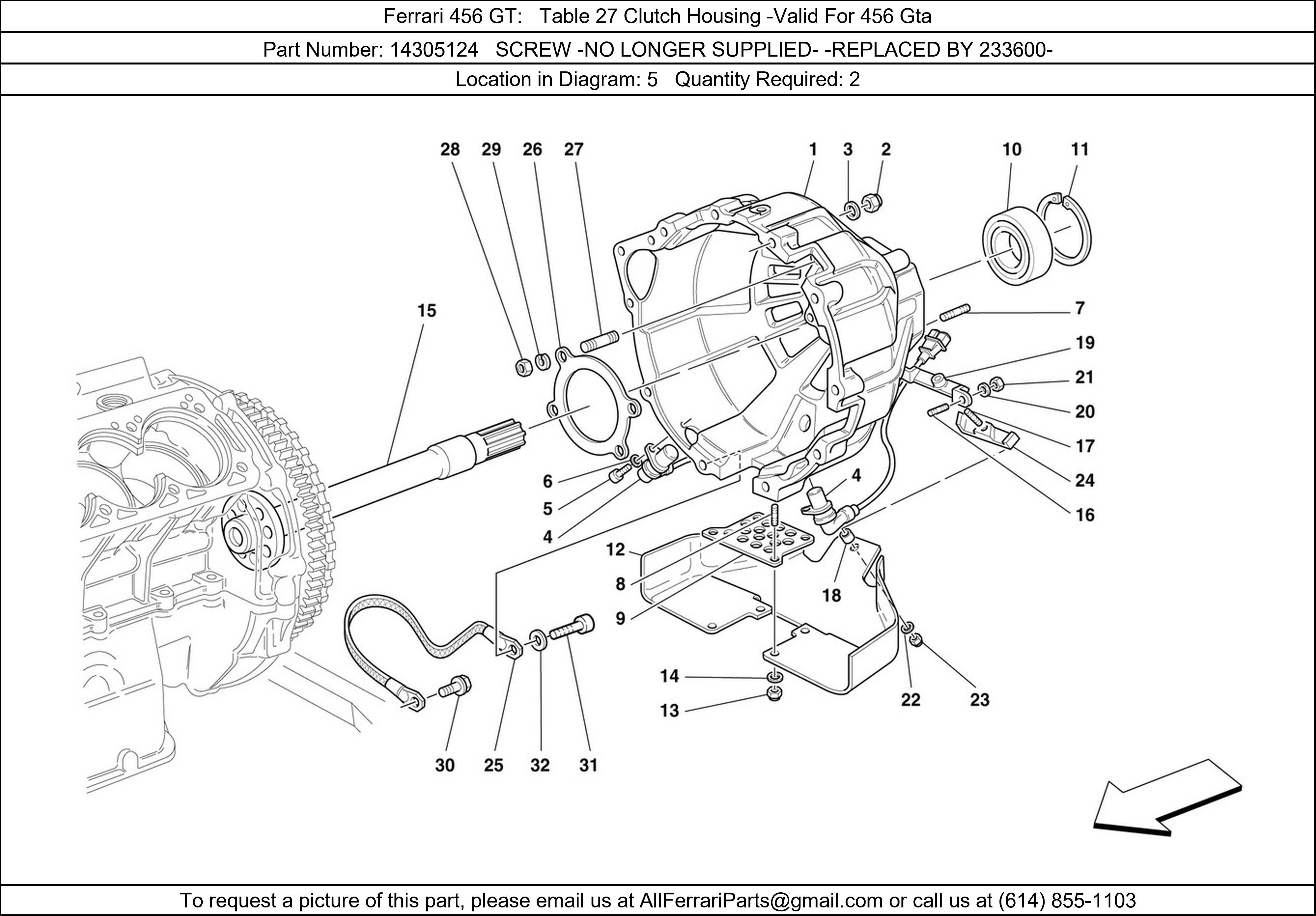 Ferrari Part 14305124