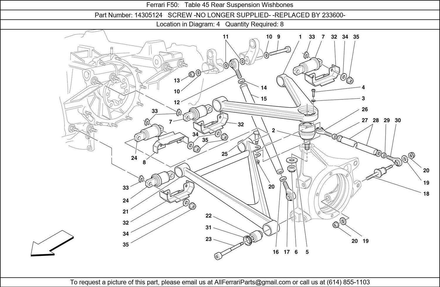 Ferrari Part 14305124