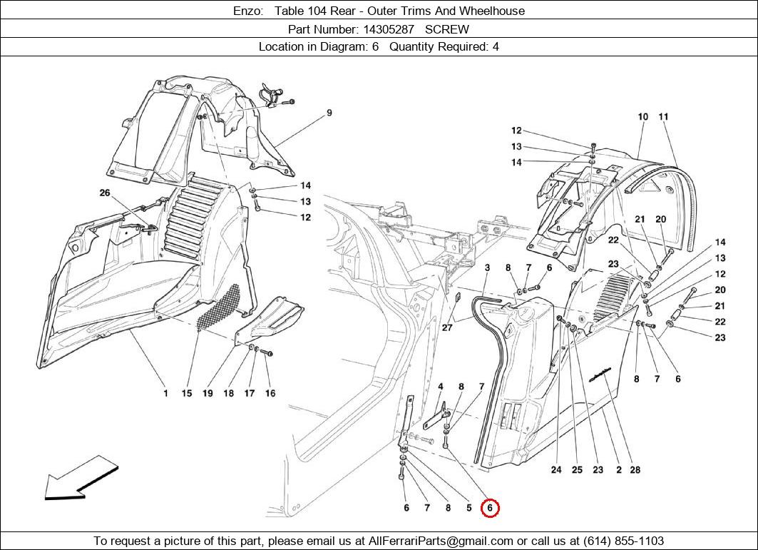 Ferrari Part 14305287