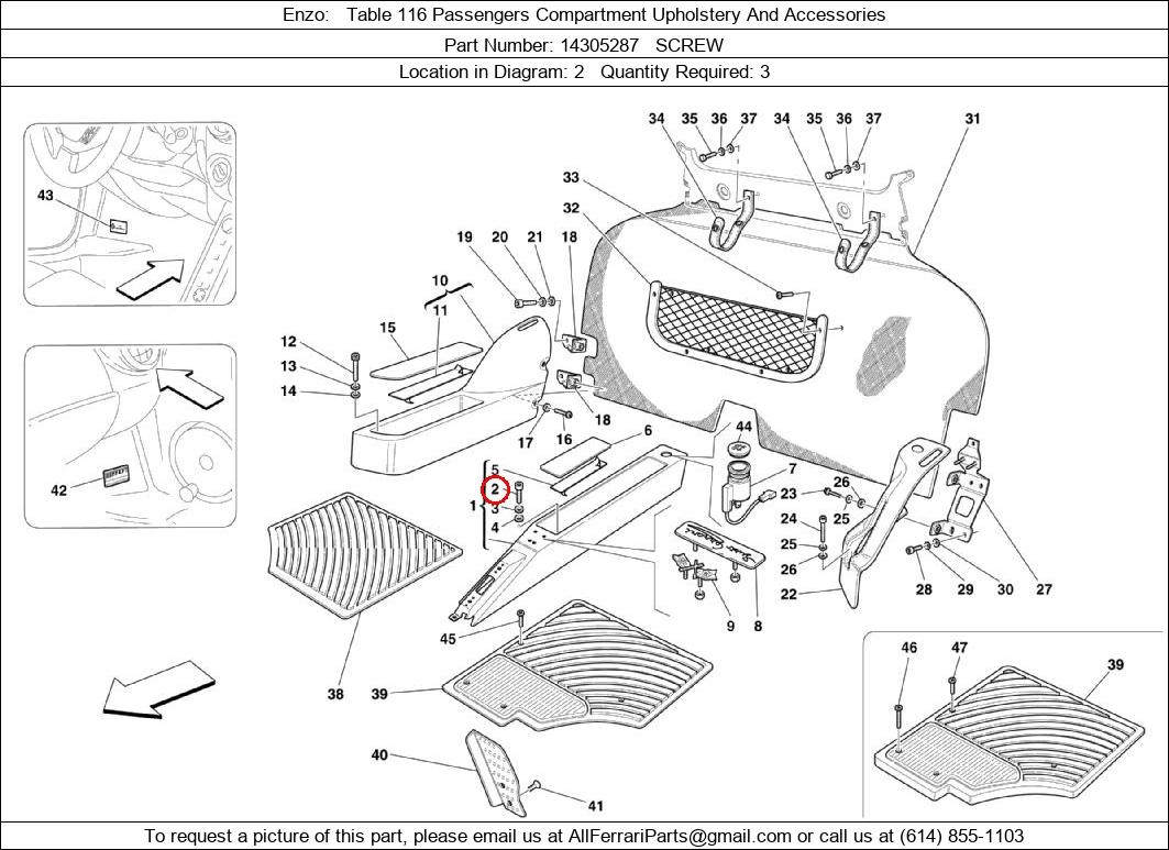 Ferrari Part 14305287