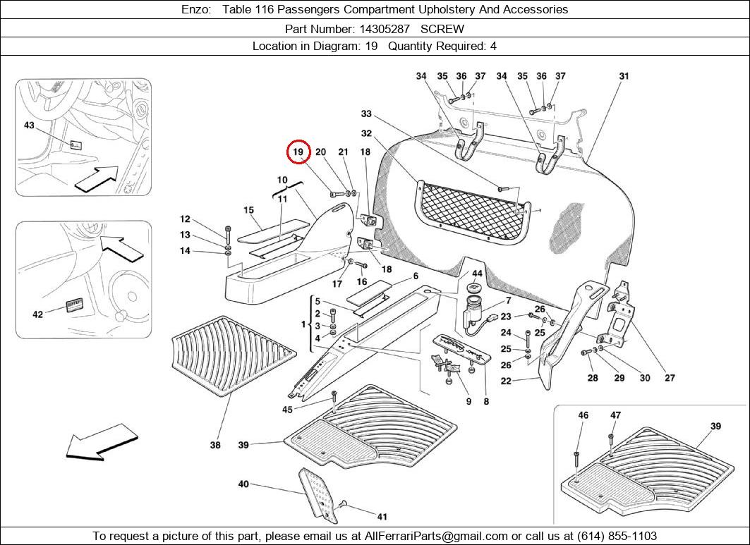 Ferrari Part 14305287
