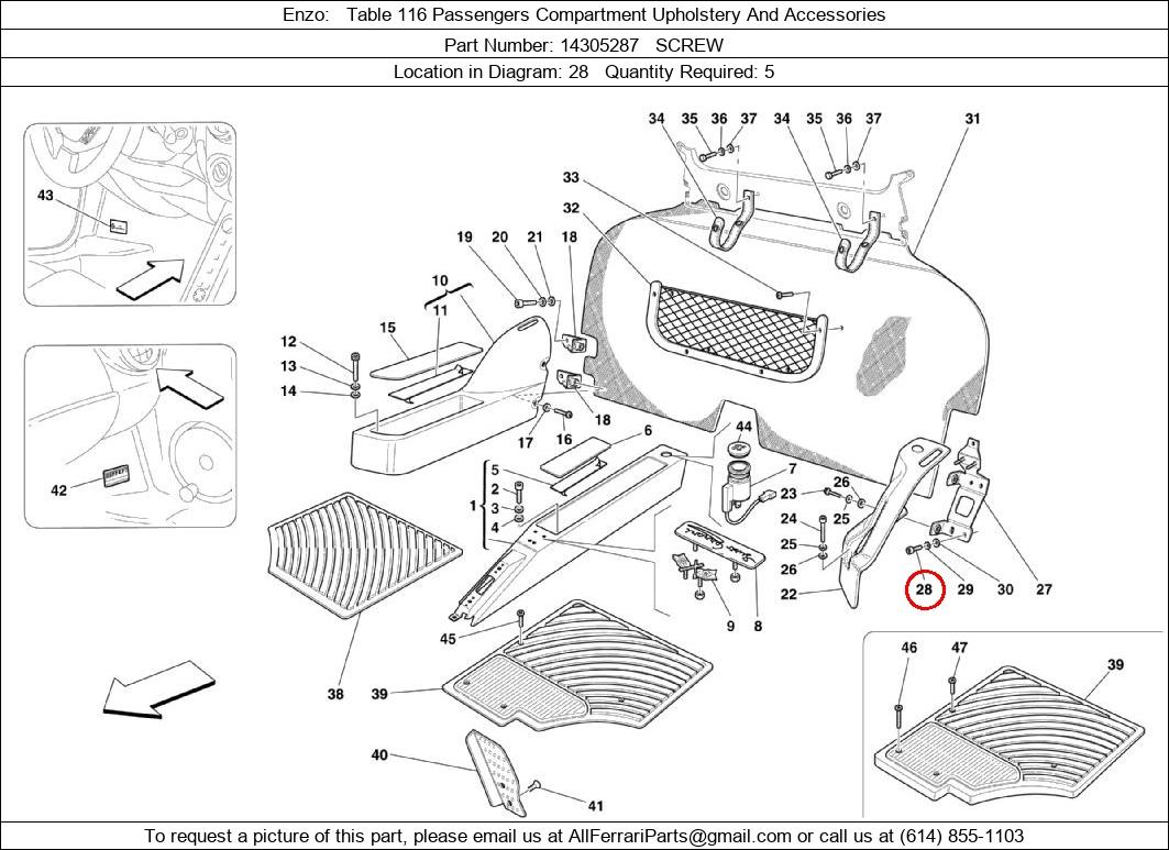 Ferrari Part 14305287