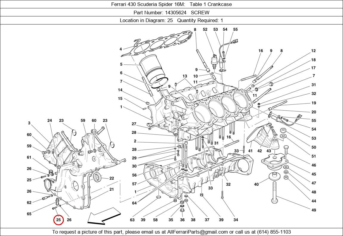 Ferrari Part 14305624