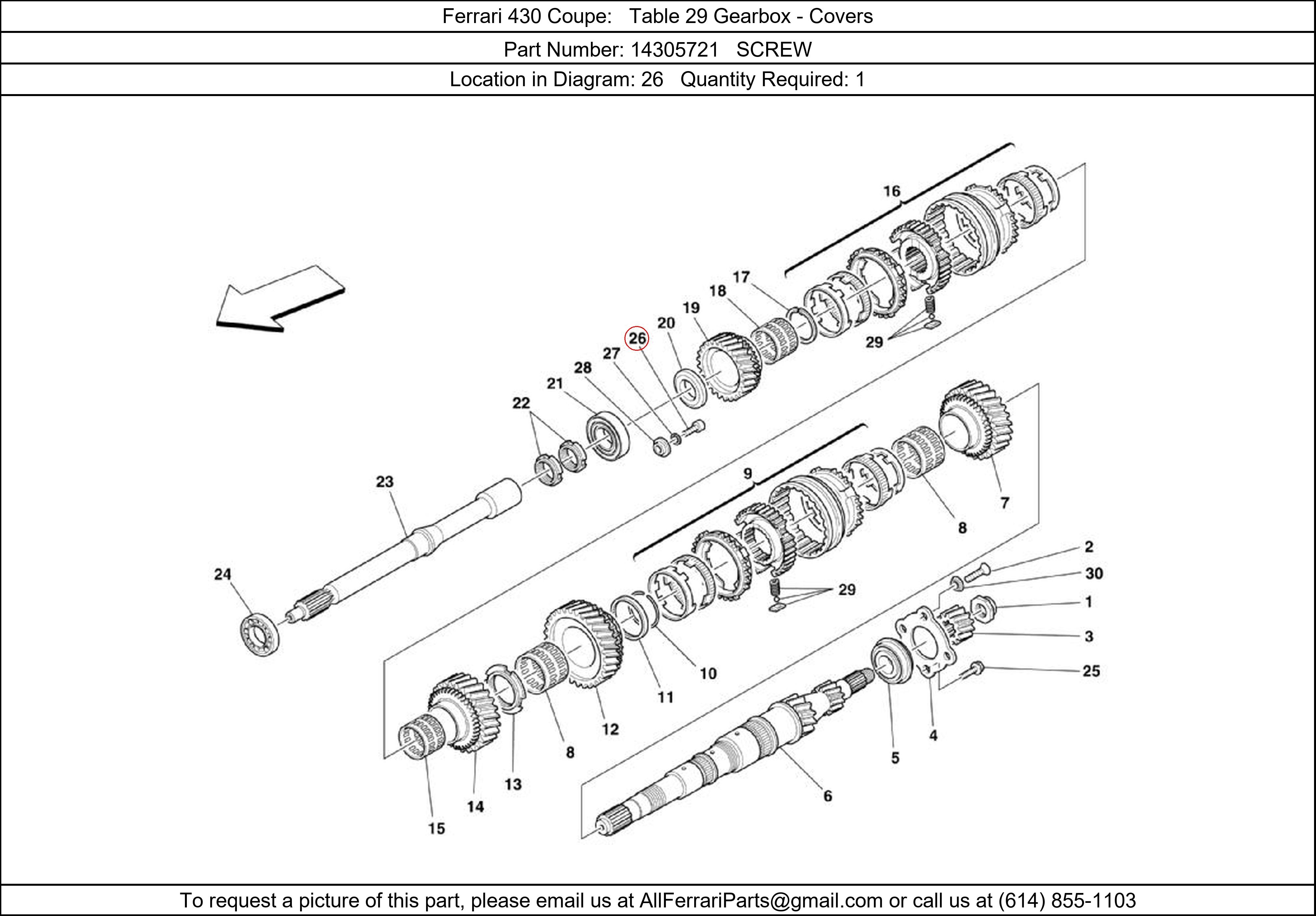 Ferrari Part 14305721