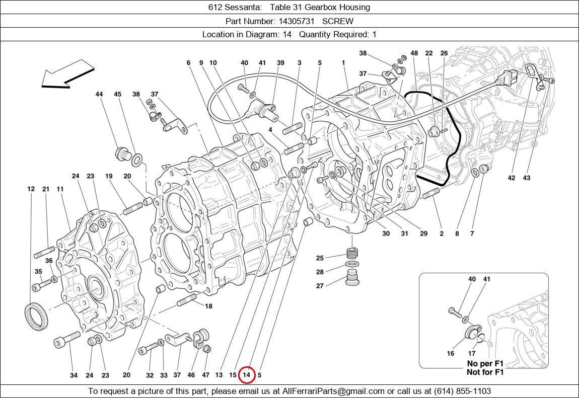 Ferrari Part 14305731