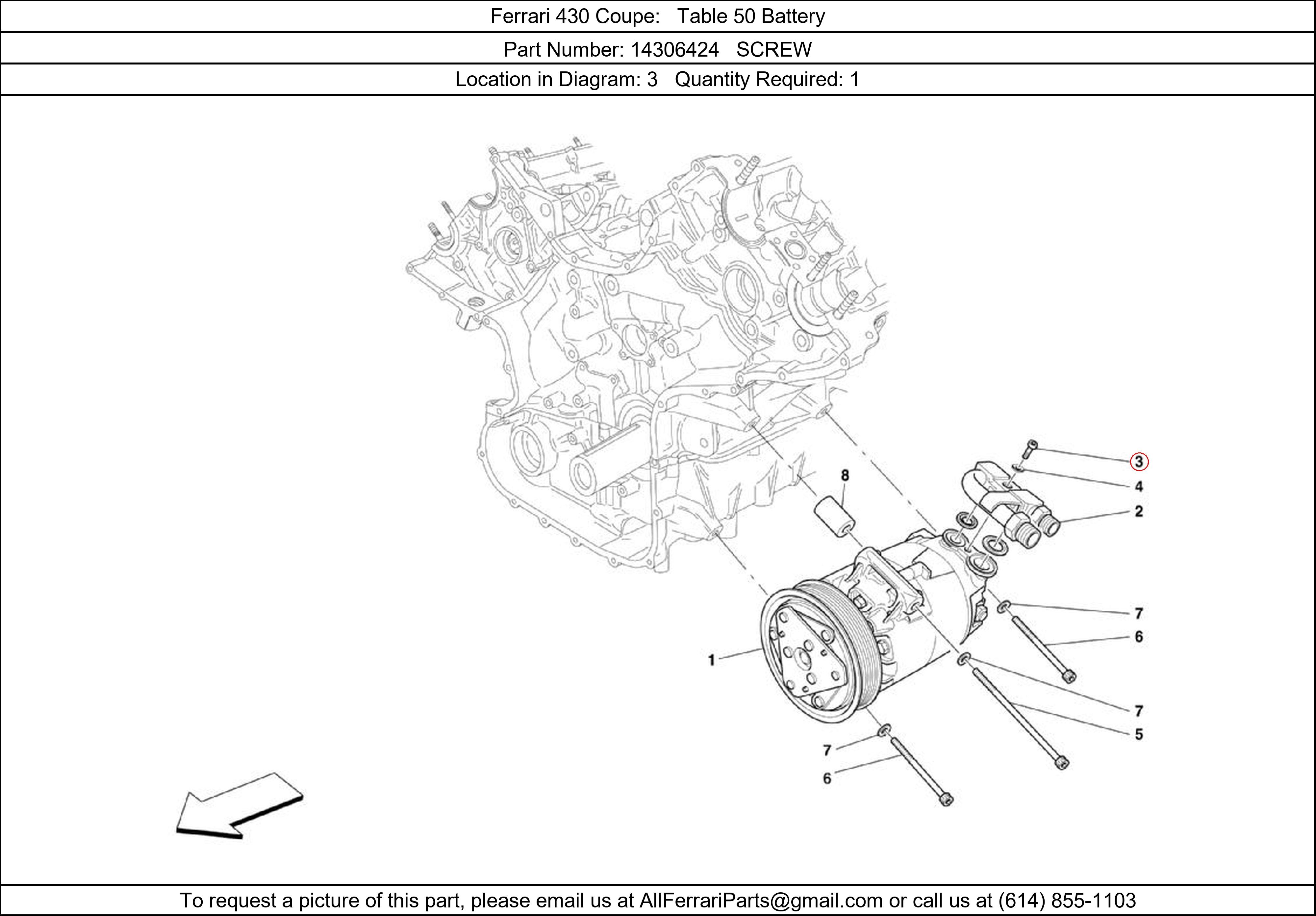 Ferrari Part 14306424