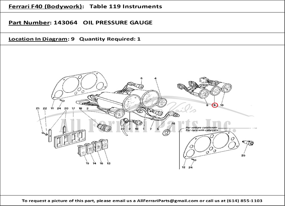 Ferrari Part 143064