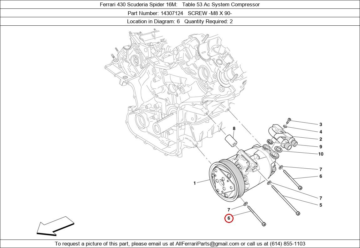 Ferrari Part 14307124