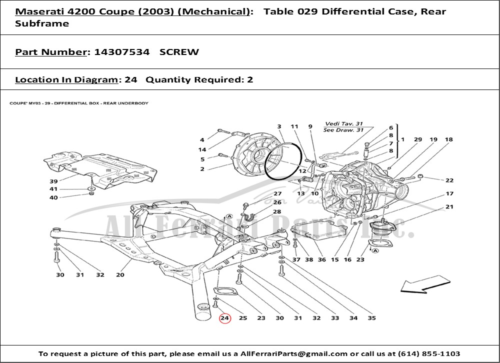 Ferrari Part 14307534