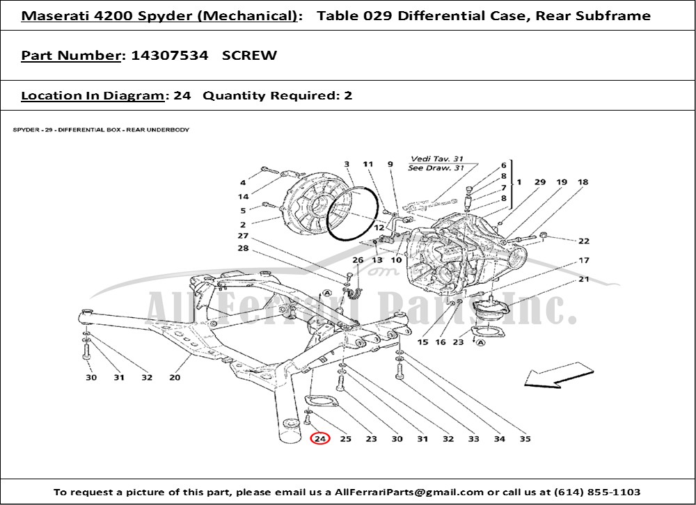 Ferrari Part 14307534