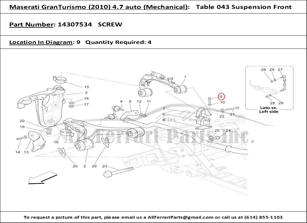 Ferrari Part 14307534