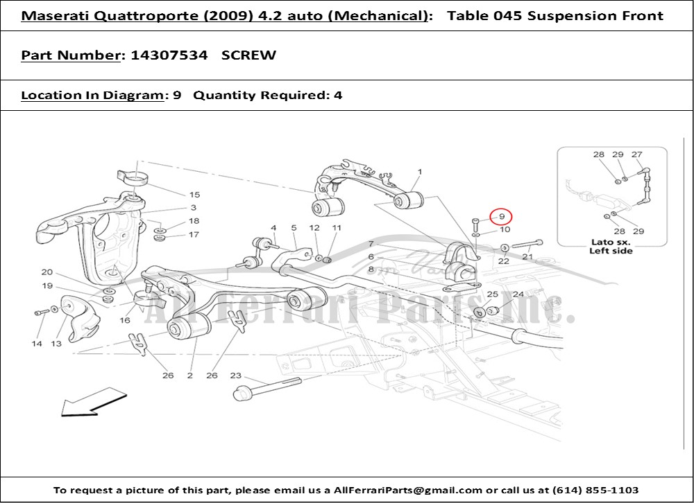 Ferrari Part 14307534