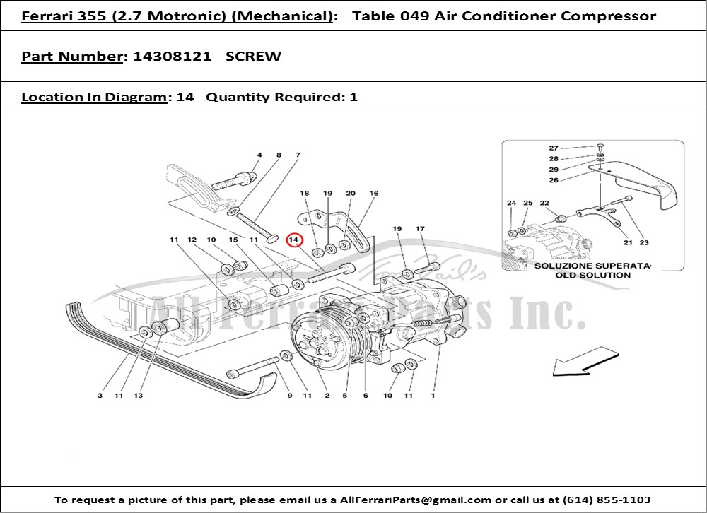Ferrari Part 14308121