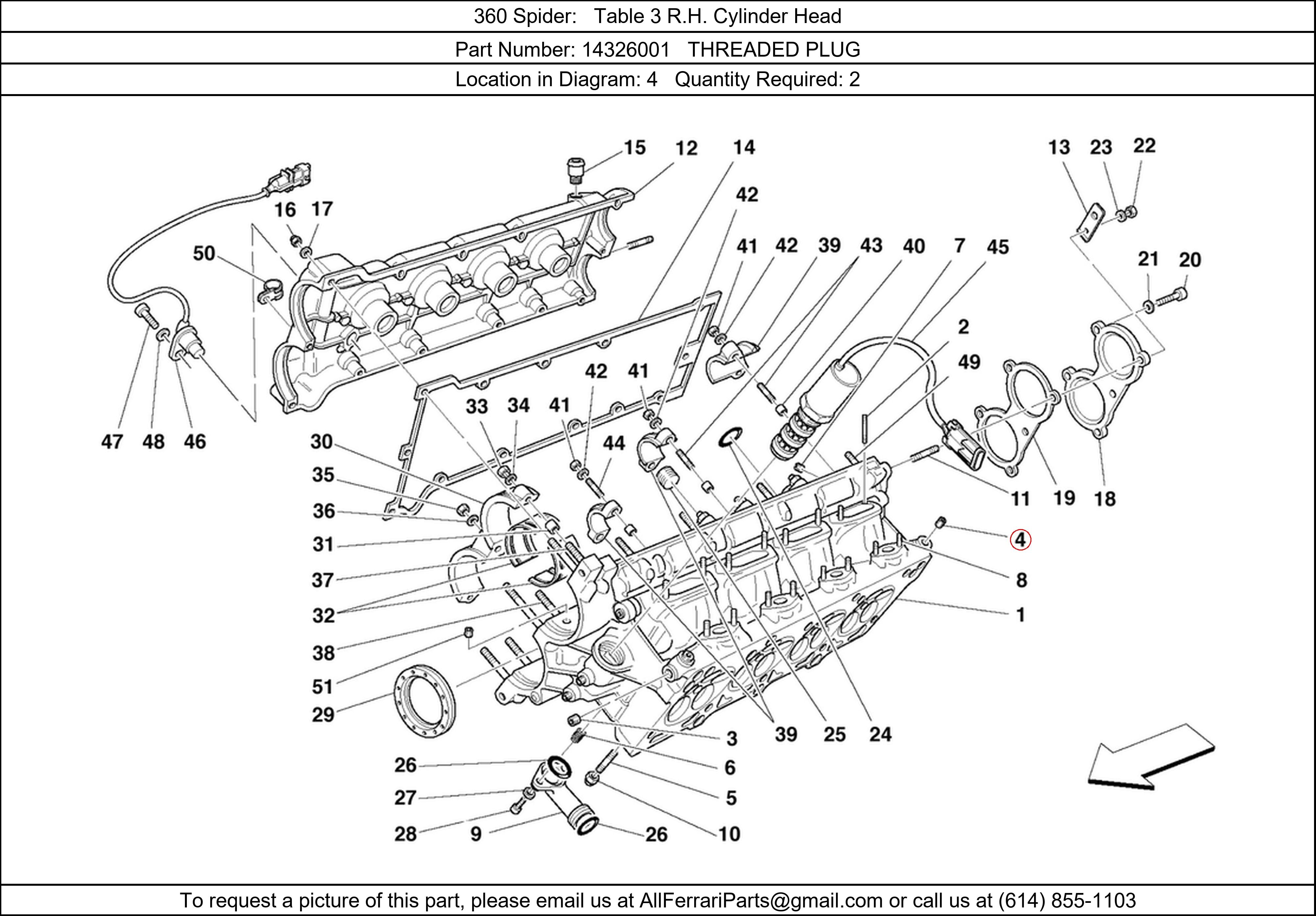 Ferrari Part 14326001