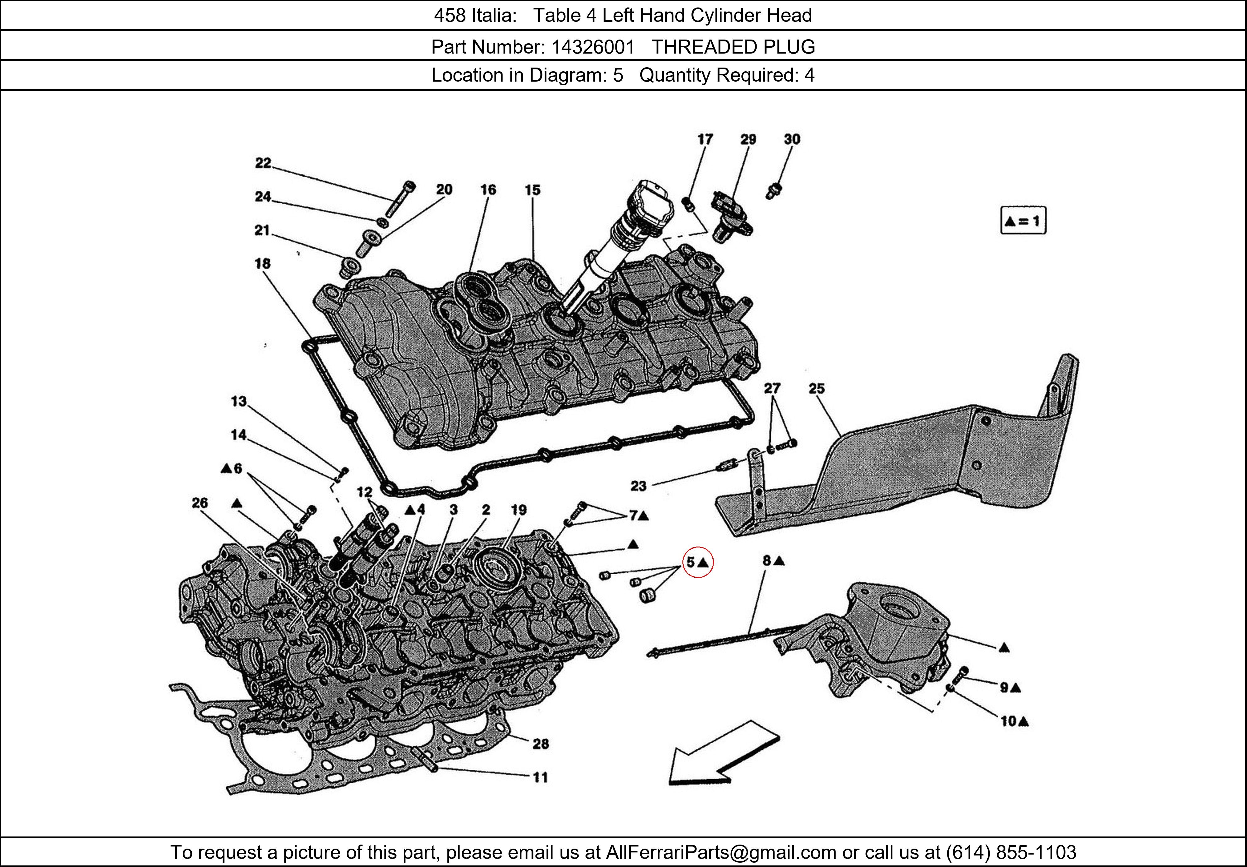 Ferrari Part 14326001