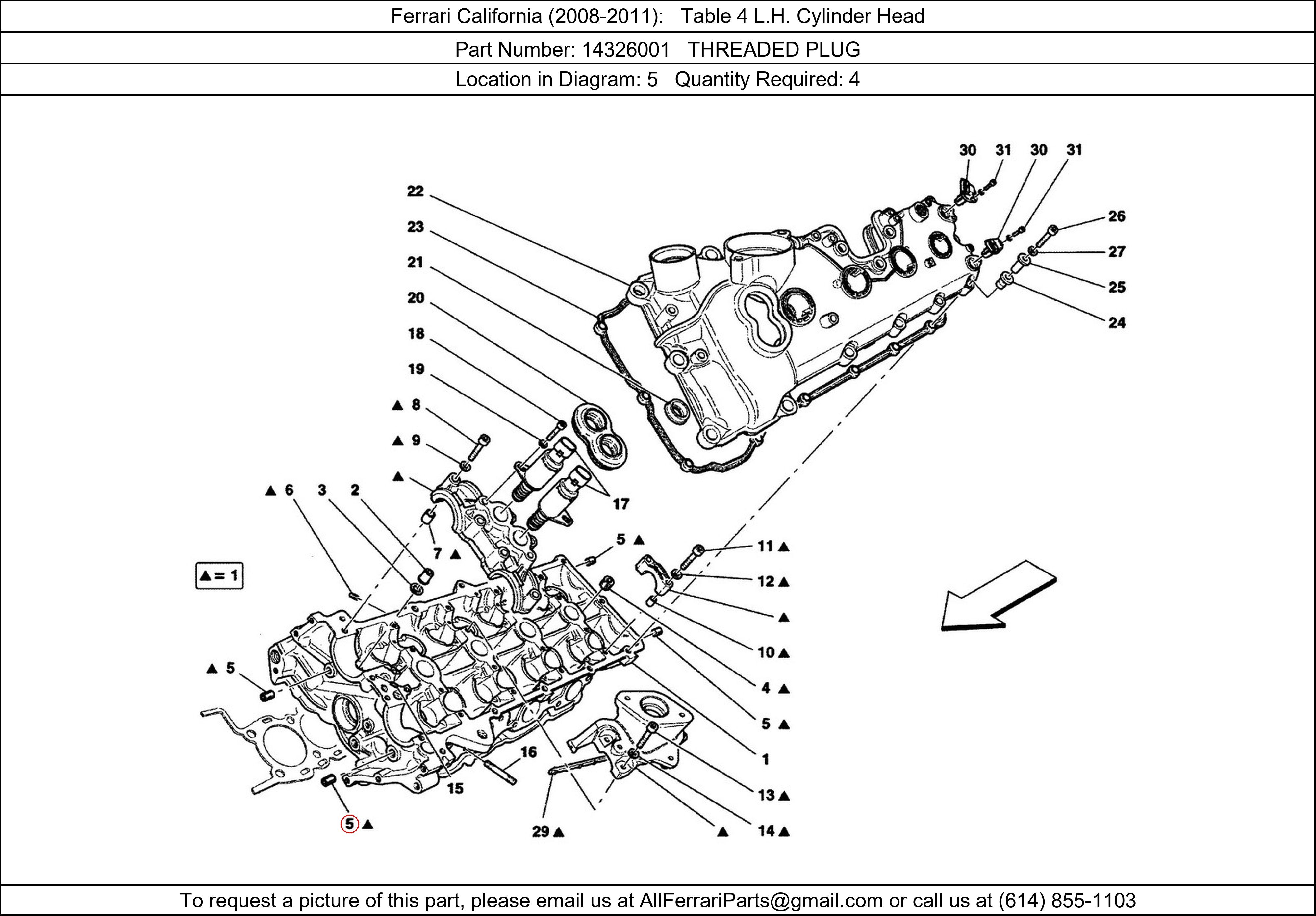 Ferrari Part 14326001