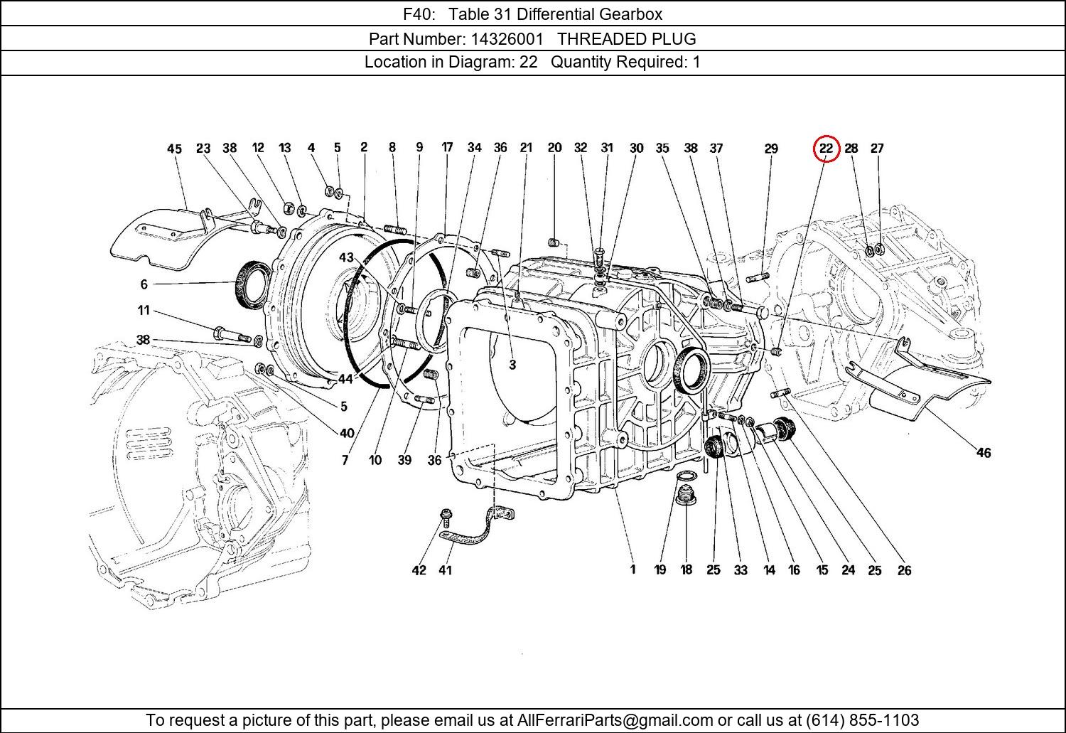 Ferrari Part 14326001