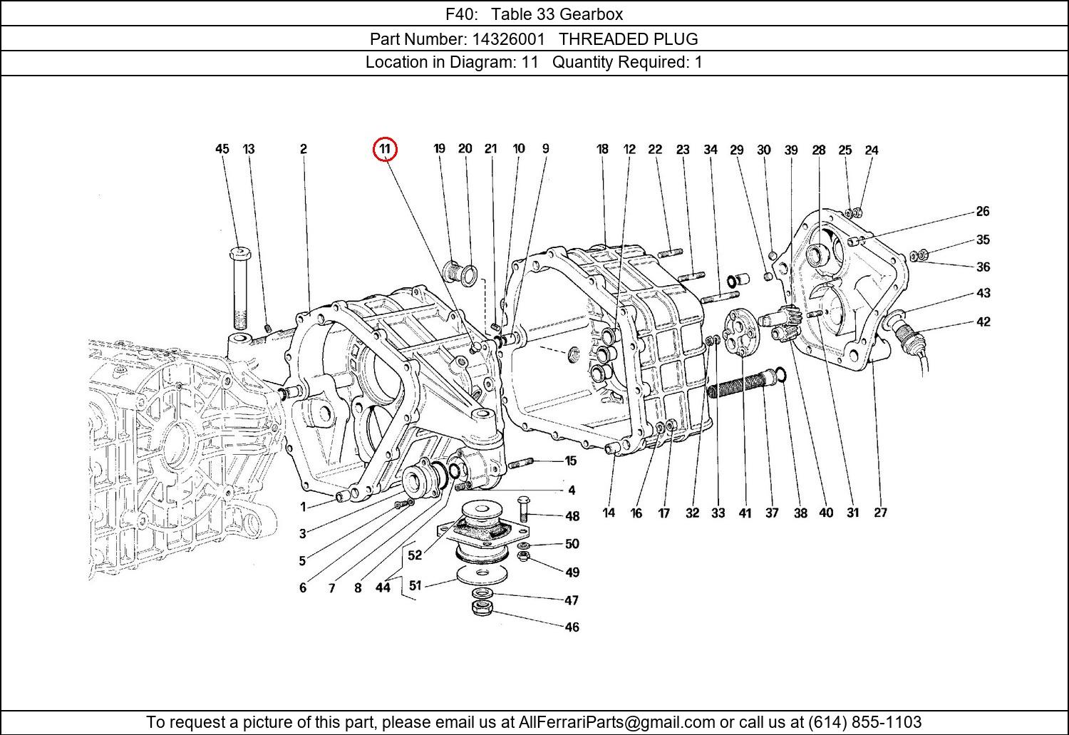 Ferrari Part 14326001