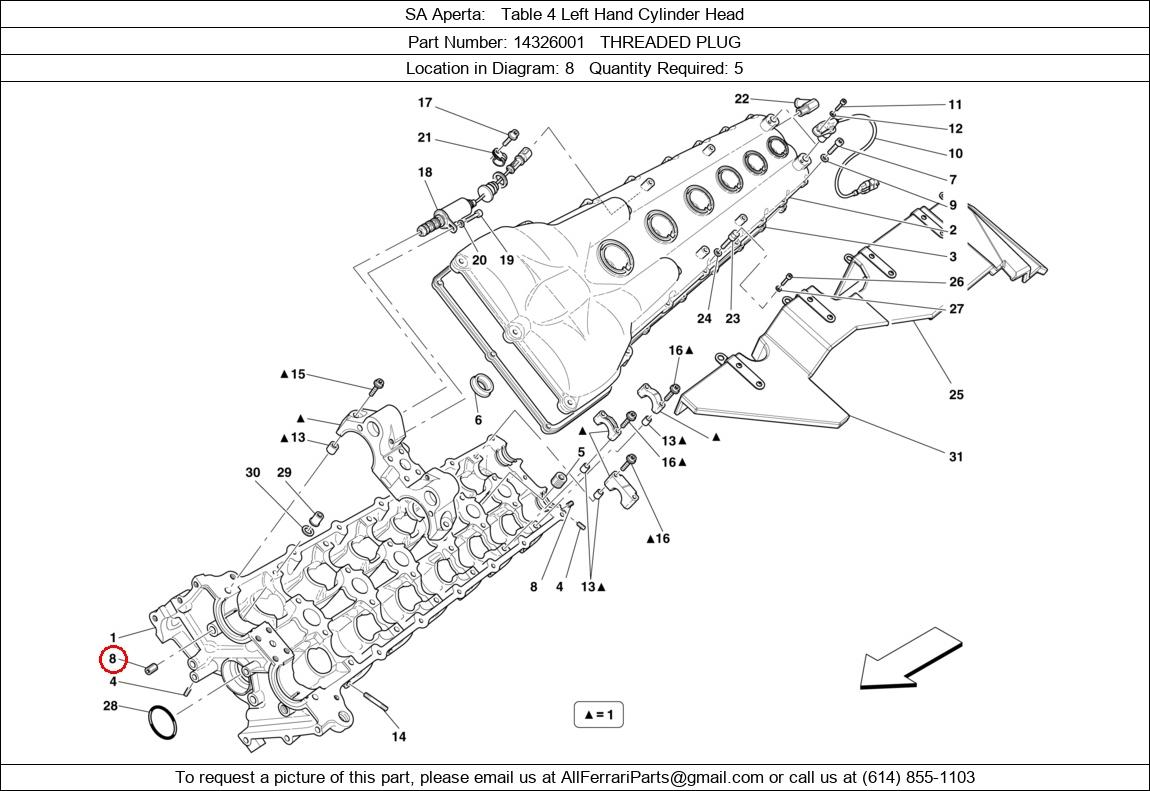 Ferrari Part 14326001