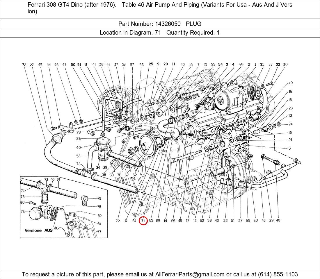 Ferrari Part 14326050