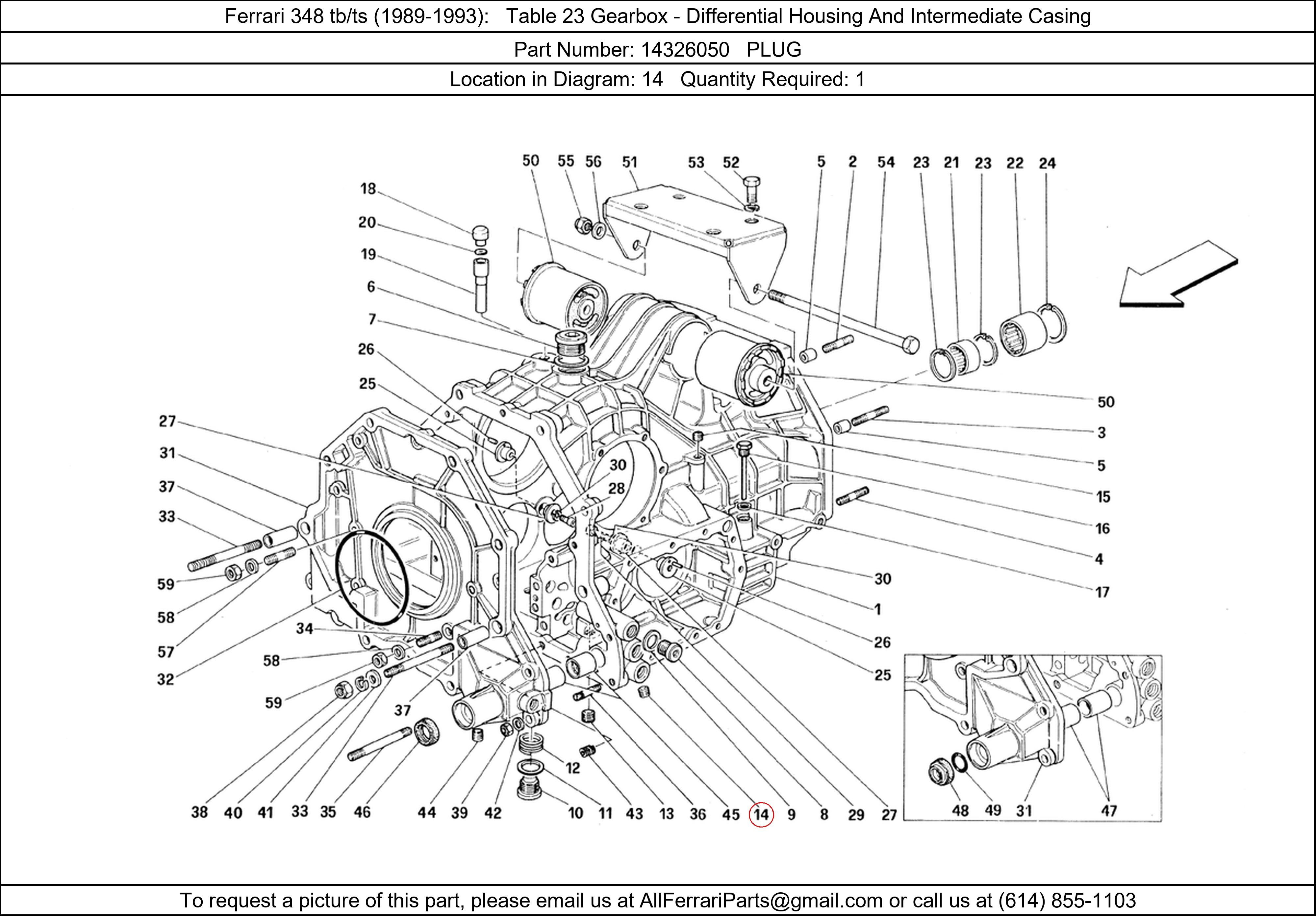 Ferrari Part 14326050